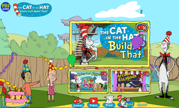 Cat in the hat site