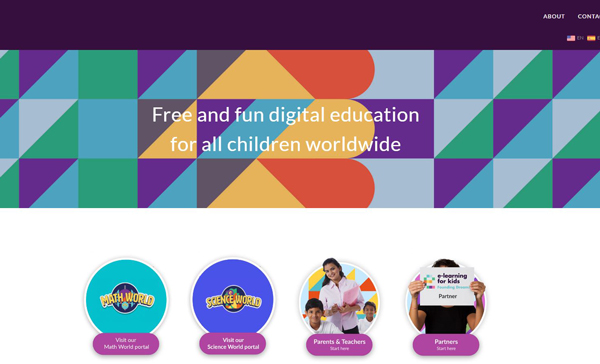 E-learning website